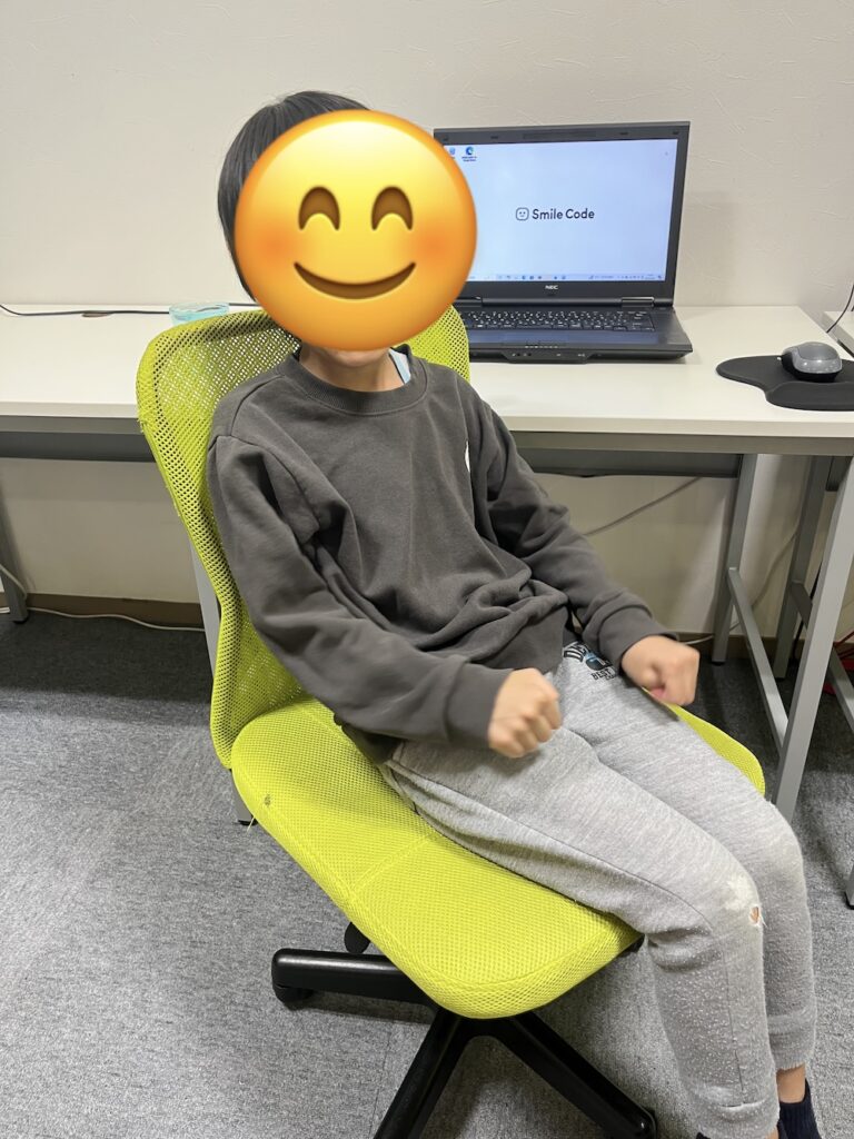 無料体験に参加する男の子