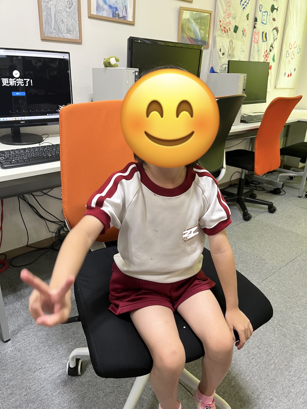 無料体験に参加する男の子