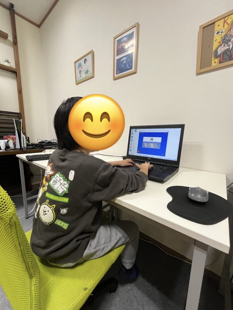 無料体験に参加する男の子
