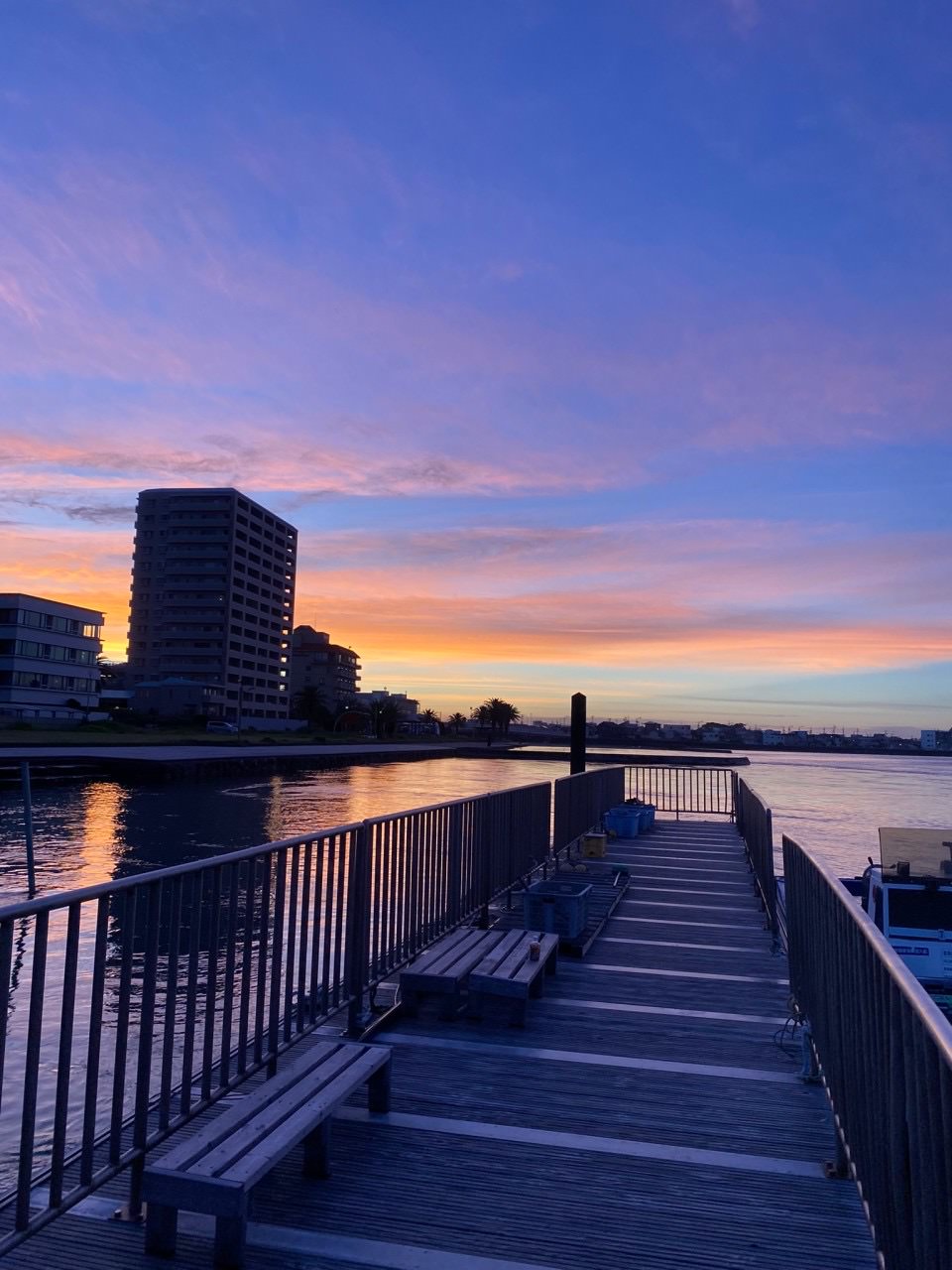 浜名湖の桟橋